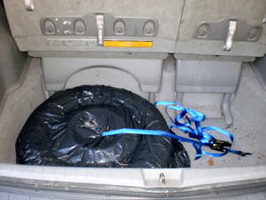 2000 toyota sienna spare tire carrier #5